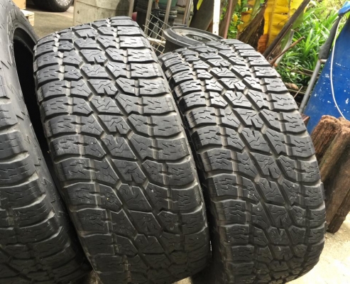 ยางNitto TerraGrappler A/T 265/50/20 japan ดอกเต็มมากทุกเส้น สภาพสวย ยางNitto TerraGrappler A/T 265/50/20 japan ดอกเต็มมากทุกเส้น สภาพสวย