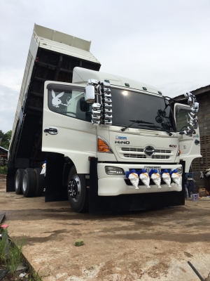 Hino 8J เครื่อง 251 แรง ปลายปี 55 ดัมพ์สามมิตร