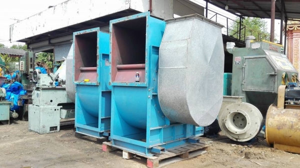 ** เหลือ 1 ตัว ** โบวเวอร์ดูดเป่าอากาศขนาดใหญ่ FA BLOW มอเตอร์ ABB 15 HP 380V โข่งใหญ่ใบโตสภาพใหม่พร้อมใช้