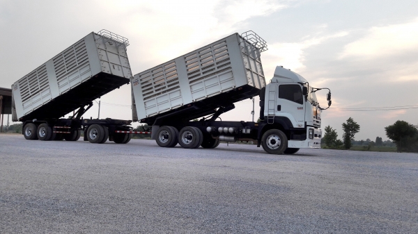 ขายครับ ISUZU 360 ปี56 ปลายปีแม่+ลูก รถวิ่ง158,XXXกิโล สวยพร้อมใช้งานครับ แม่ลูก  ยางเต็ม80\% น้ำหนักบรรทุกได้ 29ตัน