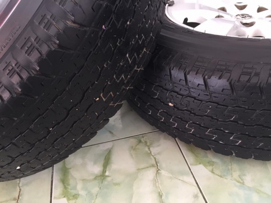 แม็กสวย ของโตต้าแชมป์ขอบ16แม็กสวย ยางบริสโตน 265/70R16 แม็กสวย ของโตต้าแชมป์ขอบ16แม็กสวย ยางบริสโตน 265/70R16