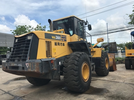 รถตักล้อยาง Komatsu WA380-5 รถเก่านอก สภาพดี พร้อมใช้งาน 091 695-6445 รถตักล้อยาง Komatsu WA380-5 รถเก่านอก สภาพดี พร้อมใช้งาน 091 695-6445