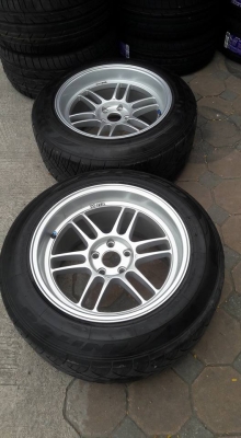 ขายล้อrpf1 พร้อมยาง nt 255/55/18 ปี15???? 1คู่???? ดอกมากมาย ไม่เคยเบริน ไม่กินข้าง ไม่บวม 0820985671 โจ้ สนใจ อินบ๊อค พร้อมส่ง