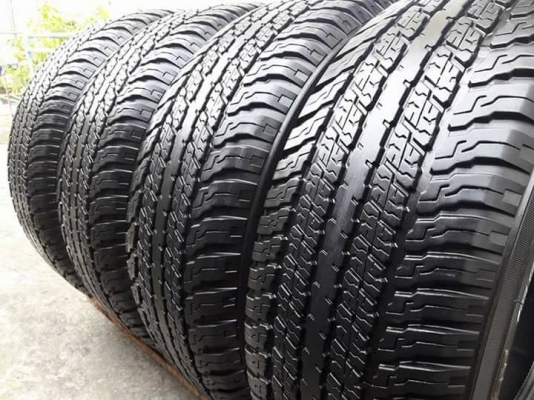 ยางรถยนต์มือสอง YOKOHAMA รุ่น GEOLANDAR A/T. 265 65R17 สัปดาที่14 ปี2016 ลงพื้นปลายปี2016 สภาพสวยมาก ยางรถยนต์มือสอง YOKOHAMA รุ่น GEOLANDAR A/T. 265 65R17 สัปดาที่14 ปี2016 ลงพื้นปลายปี2016 สภาพสวยมาก