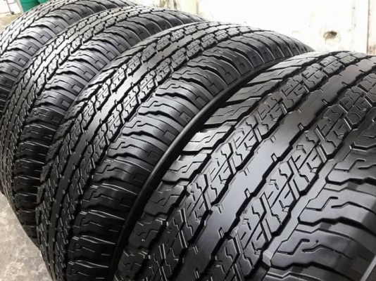 ยางรถยนต์มือสอง YOKOHAMA รุ่น GEOLANDAR A/T. 265 65R17 สัปดาที่14 ปี2016 ลงพื้นปลายปี2016 สภาพสวยมาก