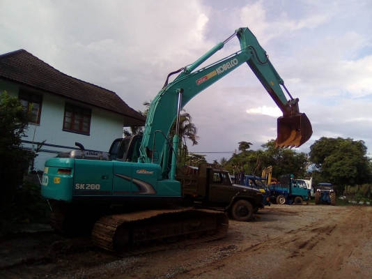 ขาย แบคโฮ KOBELCO SK200-8 YN12 ปี 56 รถสวยใช้งานน้อยแค่ 7,990 ชม. เครื่องดี ปั้มแรง ช่วงล่างเต็ม เอกสารเล่มทะเบียนครบ