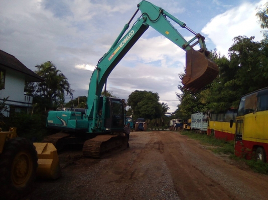 ขาย แบคโฮ KOBELCO SK200-8 YN12 ปี 56 รถสวยใช้งานน้อยแค่ 7,990 ชม. เครื่องดี ปั้มแรง ช่วงล่างเต็ม เอกสารเล่มทะเบียนครบ
