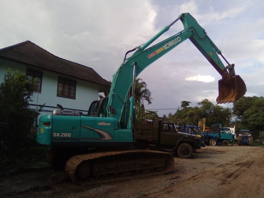 ขาย แบคโฮ KOBELCO SK200-8 YN12 ปี 56 รถสวยใช้งานน้อยแค่ 7,990 ชม. เครื่องดี ปั้มแรง ช่วงล่างเต็ม เอกสารเล่มทะเบียนครบ