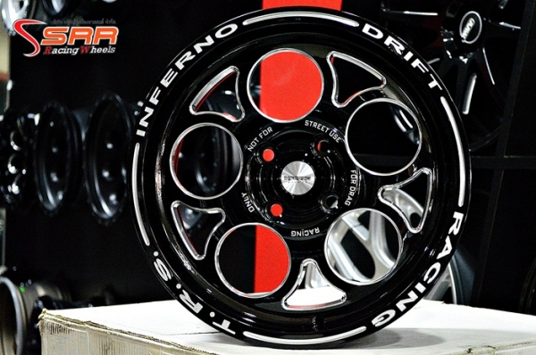 ล้อแม็กซ์ INFERNO DRIFT RACING ขอบ15 วงละ 3,500 บาท ล้อแม็กซ์ INFERNO DRIFT RACING ขอบ15 วงละ 3,500 บาท