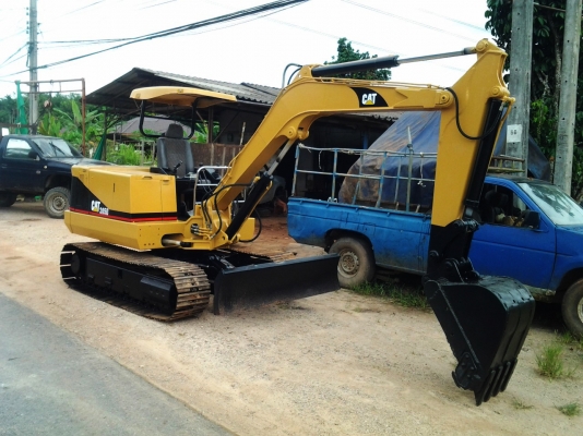 รถแบ๊คโฮ MITSUBISHI ME45 ทำสี CAT 308 สภาพสวยๆ พร้อมใช้งานทุกระบบ รถแบ๊คโฮ MITSUBISHI ME45 ทำสี CAT 308 สภาพสวยๆ พร้อมใช้งานทุกระบบ