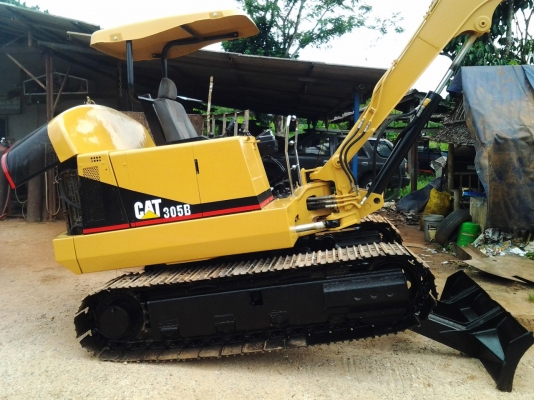 รถแบ๊คโฮ MITSUBISHI ME45 ทำสี CAT 308 สภาพสวยๆ พร้อมใช้งานทุกระบบ