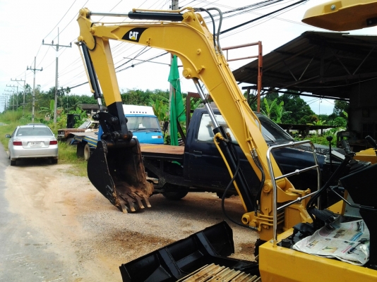 รถแบ๊คโฮ MITSUBISHI ME45 ทำสี CAT 308 สภาพสวยๆ พร้อมใช้งานทุกระบบ