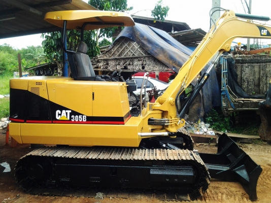 รถแบ๊คโฮ MITSUBISHI ME45 ทำสี CAT 308 สภาพสวยๆ พร้อมใช้งานทุกระบบ