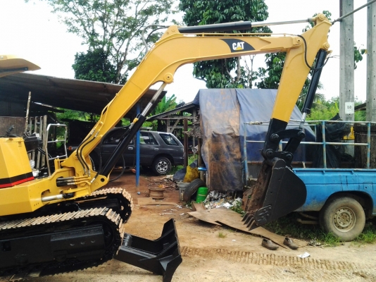 รถแบ๊คโฮ MITSUBISHI ME45 ทำสี CAT 308 สภาพสวยๆ พร้อมใช้งานทุกระบบ