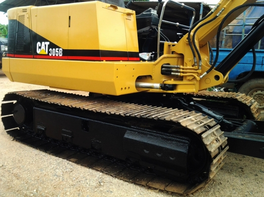 รถแบ๊คโฮ MITSUBISHI ME45 ทำสี CAT 308 สภาพสวยๆ พร้อมใช้งานทุกระบบ