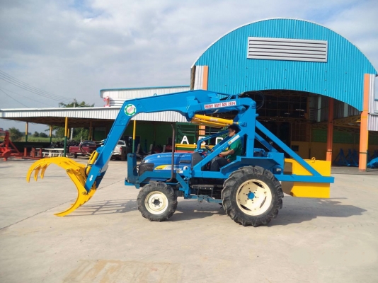 ขายเครื่องคีบอ้อย ติดรถไถNew Holland 48แรง  สภาพใหม่มือ1