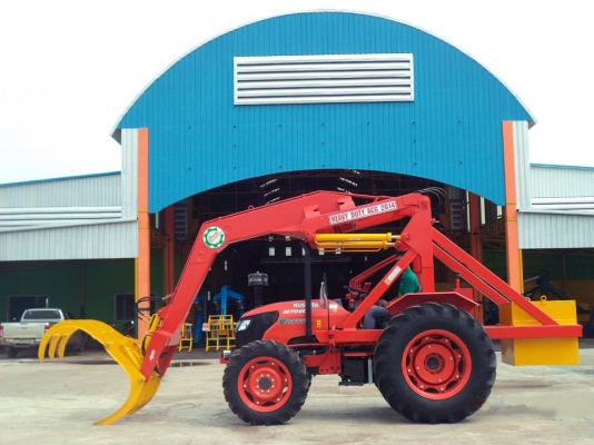 ขายเครื่องคีบอ้อย ติดรถไถ KUBOTA รุ่น70แรง มือ1