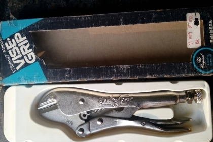 ขายคีมล็อกVISE-GRIP RR Made in USA.ด้ามตี VISE GRIPงานเก่าเก็บ