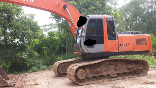 HITACHI ZX 200 รถพร้อมใช้ทำงานได้11000กว่าชั่วโมง เอกสารเล่มทะเบียน