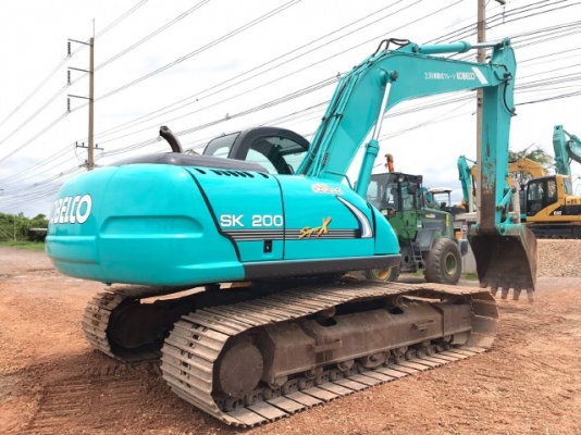ขายรถแบคโฮ KOBELCO SK200 MARK 5 SUPER รถนอกนำเข้าจากญี่ปุ่น สภาพสวยพร้อมใช้งาน มีVDOการทำงานครับ
