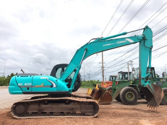 ขายรถแบคโฮ KOBELCO SK200 MARK 5 SUPER รถนอกนำเข้าจากญี่ปุ่น สภาพสวยพร้อมใช้งาน มีVDOการทำงานครับ