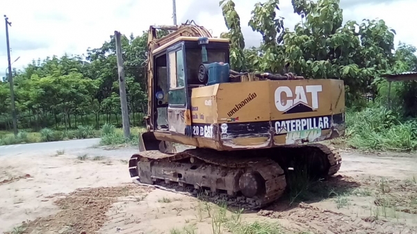 ขาย แบคโฮ CAT E120B เอกสารใบซื้อขาย รถใช้งานอยู่ประจำ เครื่องดี ปั้มดี ช่วงล่างดี
