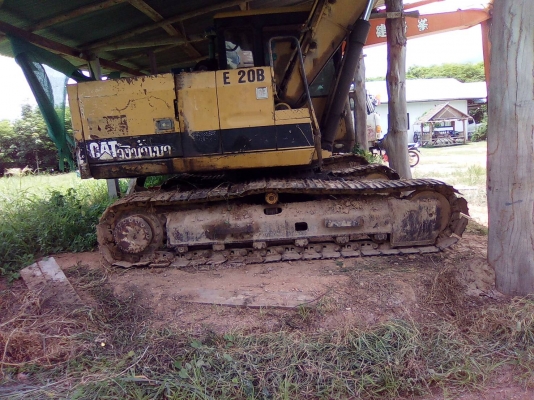 ขาย แบคโฮ CAT E120B เอกสารใบซื้อขาย รถใช้งานอยู่ประจำ เครื่องดี ปั้มดี ช่วงล่างดี