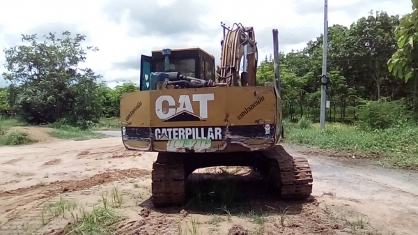 ขาย แบคโฮ CAT E120B เอกสารใบซื้อขาย รถใช้งานอยู่ประจำ เครื่องดี ปั้มดี ช่วงล่างดี