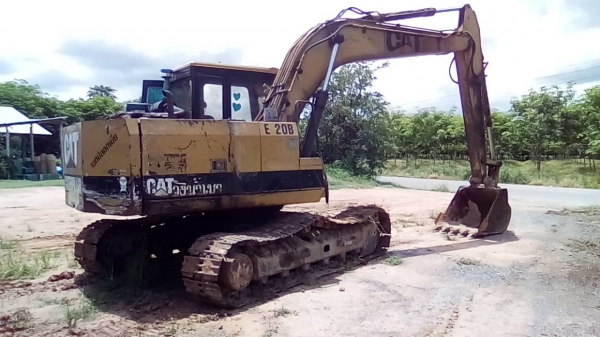 ขาย แบคโฮ CAT E120B เอกสารใบซื้อขาย รถใช้งานอยู่ประจำ เครื่องดี ปั้มดี ช่วงล่างดี