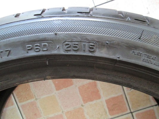 ยาง BRIDGESTONE S001 225-40-18 ปี2515 สวยจัด 1คู่