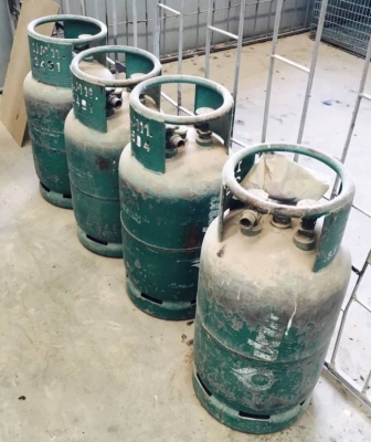 ถังแก๊ส LPG สำหรับโฟลคลิฟท์ ถัง ปตท.มือ2พร้อมใช้
