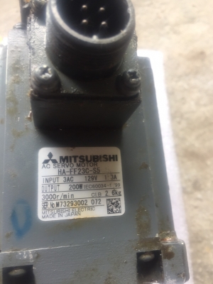800 บ. ส่งฟรี083-2000058 LINE ID: line832923 AC SERVO MOTOR ยี่ห้อ MITSUBISHI ขนาดกำลัง 200 W. (มี 15 ลูก) 800 บ. ส่งฟรี083-2000058 LINE ID: line832923 AC SERVO MOTOR ยี่ห้อ MITSUBISHI ขนาดกำลัง 200 W. (มี 15 ลูก)