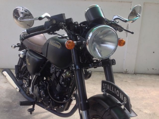 Stallions Centaur Cafe Mega ดำด้าน รุ่นพิเศษ ปี2016 รถ 7 เดือนใหม่วิ่งน้อย สภาพใหม่