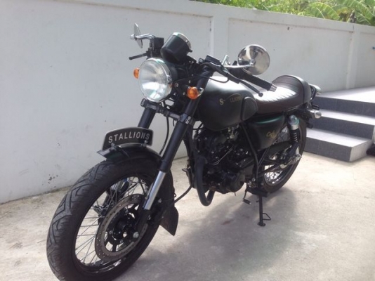 Stallions Centaur Cafe Mega ดำด้าน รุ่นพิเศษ ปี2016 รถ 7 เดือนใหม่วิ่งน้อย สภาพใหม่