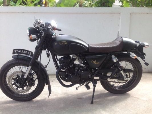 Stallions Centaur Cafe Mega ดำด้าน รุ่นพิเศษ ปี2016 รถ 7 เดือนใหม่วิ่งน้อย สภาพใหม่