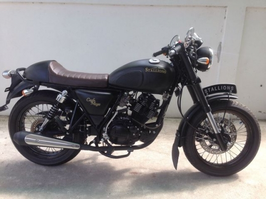 Stallions Centaur Cafe Mega ดำด้าน รุ่นพิเศษ ปี2016 รถ 7 เดือนใหม่วิ่งน้อย สภาพใหม่