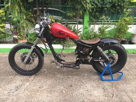 &gt;&gt;&gt; (ภูมิชัย ไบค์ ช็อป) ระเบิดลง ! Yamaha Virago 250 ล้อโต แยกขายทั้งคัน &lt;&lt;&lt;