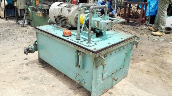 ** SOLD ** ชุดเพาเวอร์ยูนิตปั้มไฮดรอลิค NITCHI Made in JAPAN 10 HP 380V ถัง 230 ลิตร พร้อมใช้