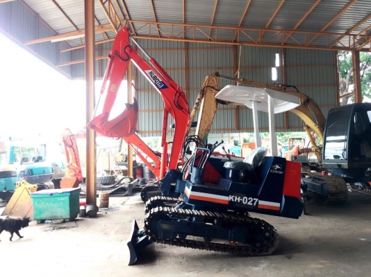 ขายรถขุด KUBOTA KH-027 เก่านอกแท้ เครื่องดี ระบบไว พร้อมทำสีเช็คระบบ มีเอกสาร  ราคา 240,000-.฿ สนใจโทร:096-5411713 หรือ 092-5768909 (วัชรัตน์) ติดต่อได้ 24 ชั่วโมง ยินดีให้บริการ