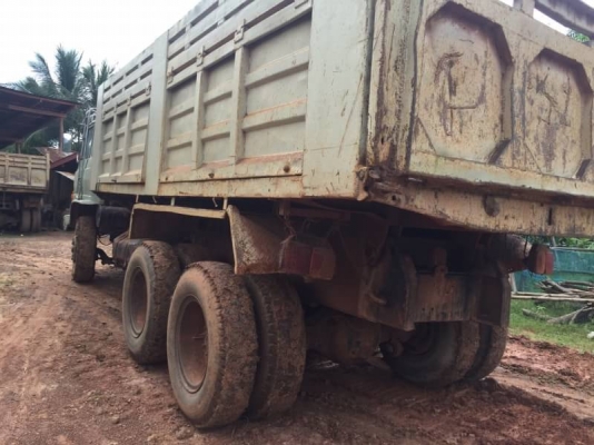 ขาย 445,000 บาท HINO FM176 สองเพลาดั้ม เครื่อง HO7C-185 แรง สโลว์กลาง หัวบาง ยางดี คัสชีสวย เอกสารเล