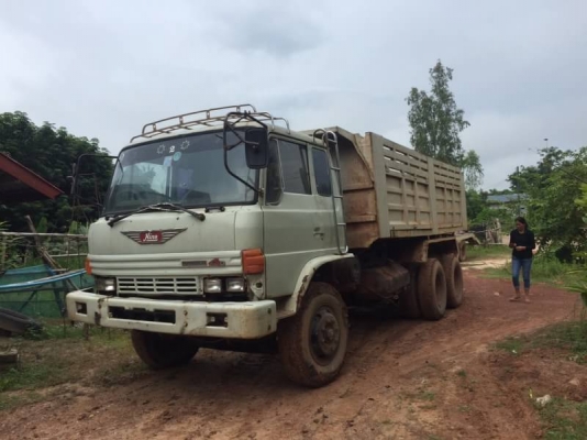 ขาย 445,000 บาท HINO FM176 สองเพลาดั้ม เครื่อง HO7C-185 แรง สโลว์กลาง หัวบาง ยางดี คัสชีสวย เอกสารเล