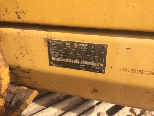 CAT320C japan 14000.กว่าชั่วโมง เอกสารเล่มชุดโอนพร้อม...