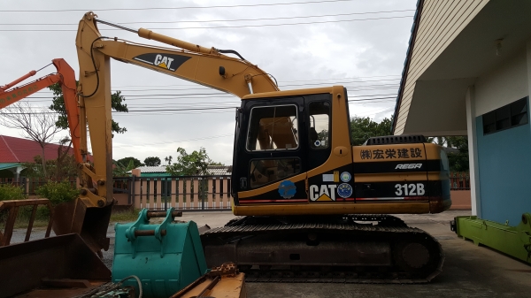 รถมาใหม่CAT 312Bเก่าญี่ปุ่นแท้ สภาพสวยจัดแขนยาวใบมีดดัน