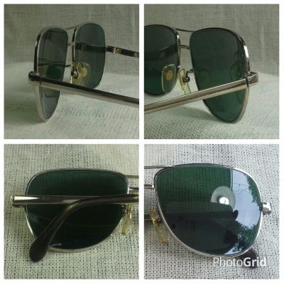 แว่นตาเจแปนิชแฮนด์เมด ยุค &#039;80s  &#039;ราชสีห์เงิน&#039;  โมเดล &#039;นักบิน&#039; สุดเท่  Vintage PARIS - MIKI handmade in Japan