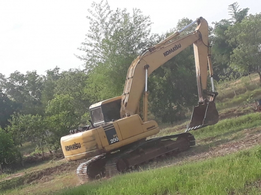 ขายรถแบคโฮ KOMATSU PC200-7A สภาพพร้อมใช้งาน เอกสารเล่มทะเบียน