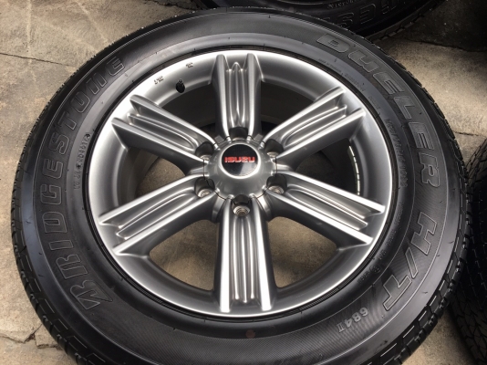 แม็กขอบ 18 ป้ายแดง ISUZU Blue Power X-Series พร้อมยาง 255-60-18 แม็กขอบ 18 ป้ายแดง ISUZU Blue Power X-Series พร้อมยาง 255-60-18