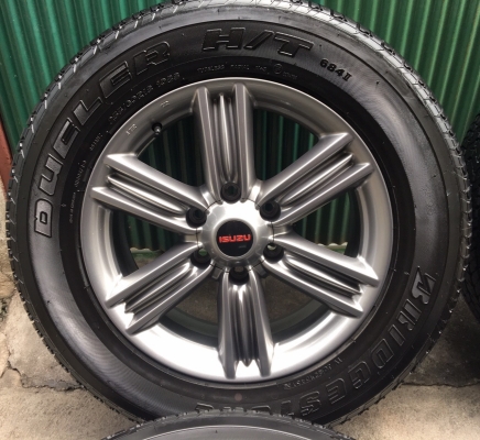 แม็กขอบ 18 ป้ายแดง ISUZU Blue Power X-Series พร้อมยาง 255-60-18 แม็กขอบ 18 ป้ายแดง ISUZU Blue Power X-Series พร้อมยาง 255-60-18