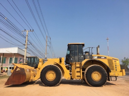 ขายรถตักล้อยาง CAT 980H รถนอกนำเข้าจากญี่ปุ่น สภาพสวยพร้อมใช้งาน มีVDOการทำงานครับ