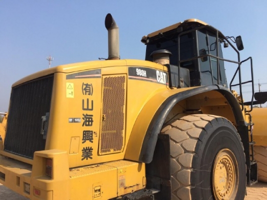 ขายรถตักล้อยาง CAT 980H รถนอกนำเข้าจากญี่ปุ่น สภาพสวยพร้อมใช้งาน มีVDOการทำงานครับ