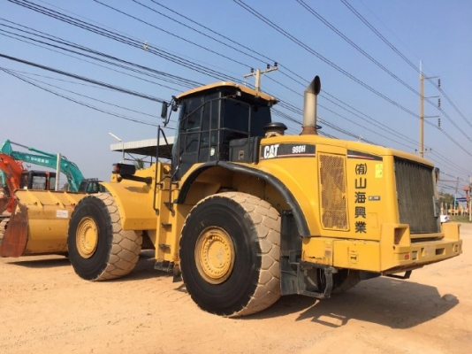 ขายรถตักล้อยาง CAT 980H รถนอกนำเข้าจากญี่ปุ่น สภาพสวยพร้อมใช้งาน มีVDOการทำงานครับ